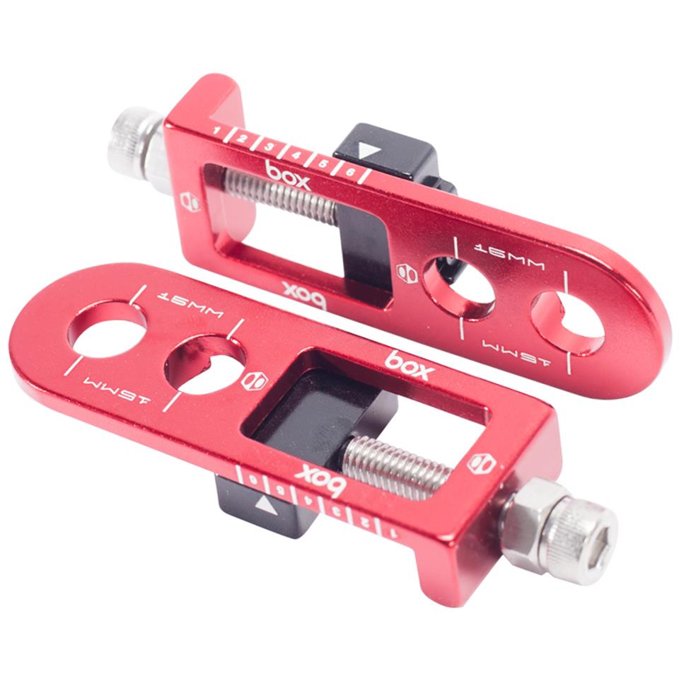 An image of Box One Chain Tensioner Red BMX Chain Tensioners