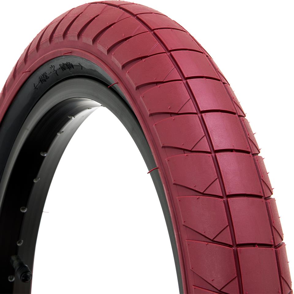 An image of Fly Fuego Tyre Dark Red / 2.35" BMX Tyres