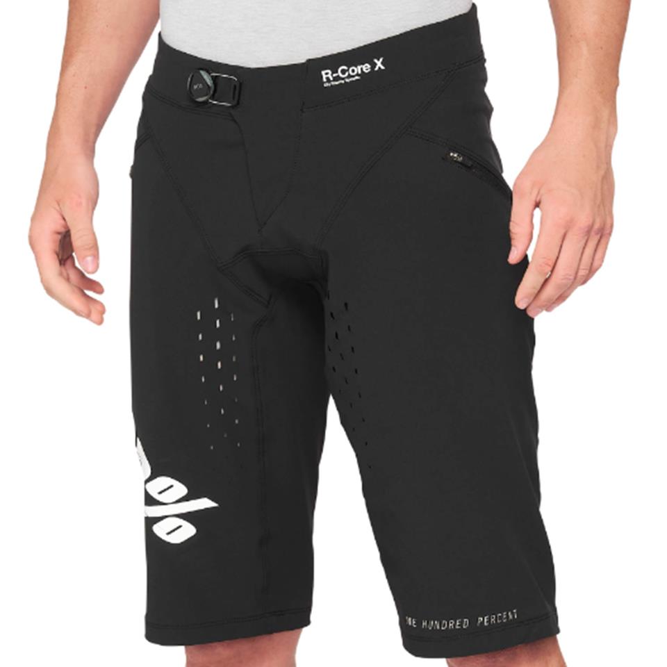 An image of 100% R-Core-X 2022 Race Shorts - Black 32 Race Pants