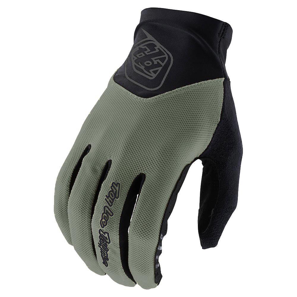 Photos - Cycling Gloves Troy Lee Ace 2.0 Race Glove - Olive Large SG20738
