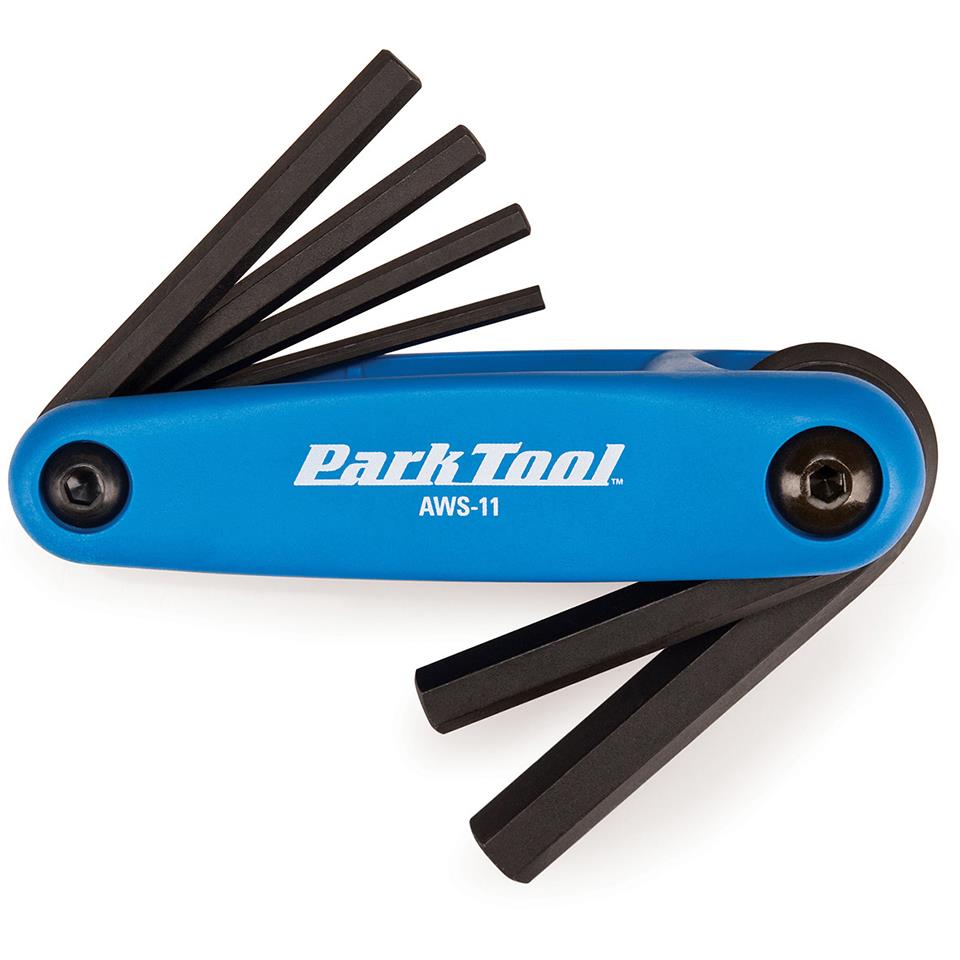 An image of Park Tool AWS-11 Fold-Up Hex Wrench Set Tools