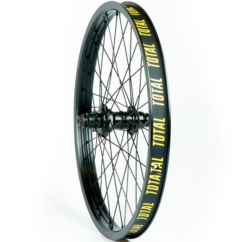 Total BMX Techfire Cassette Wheel Black and Black