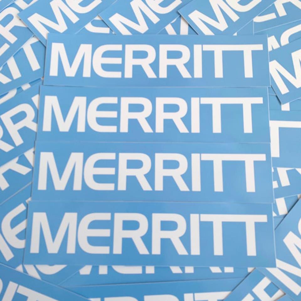 Merritt Frame Sticker - Tarheel Blue