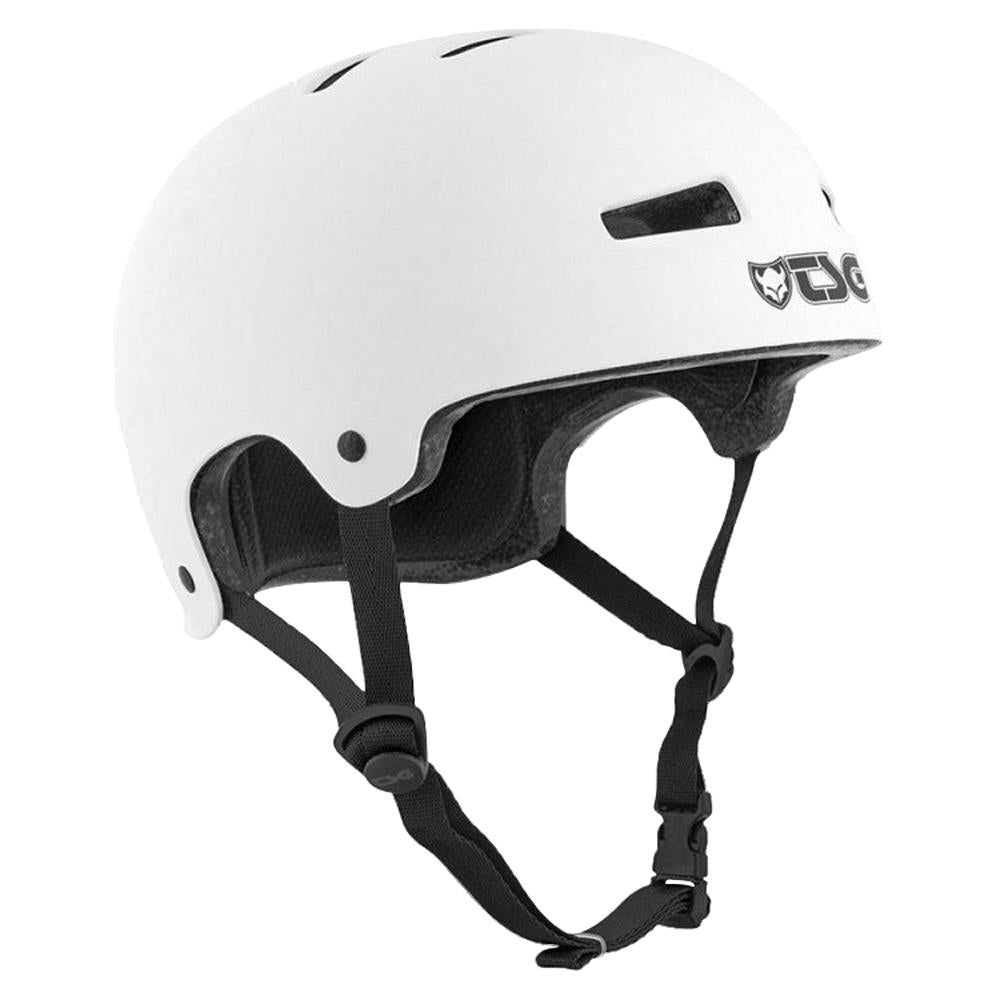 TSG Evolution Youth Solid Colour Helmet - Satin White XX Small/X Small