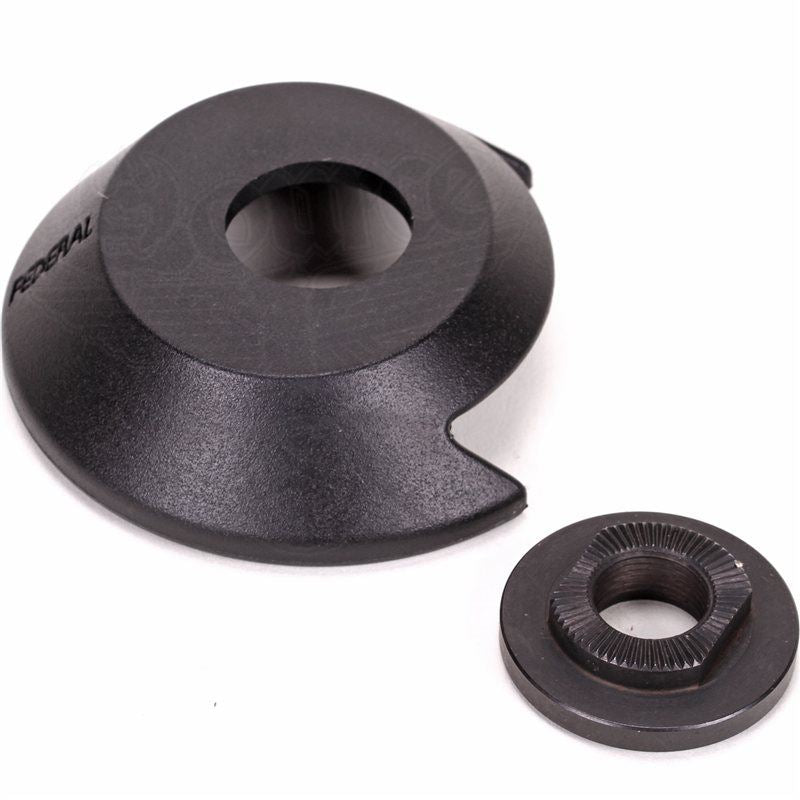 Federal Drive Side Hub Guard with Freecoaster Cone Nut Black
