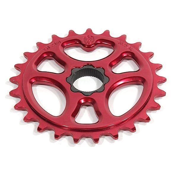 Profile Galaxy Spline Sprocket - 22mm Red / 28t