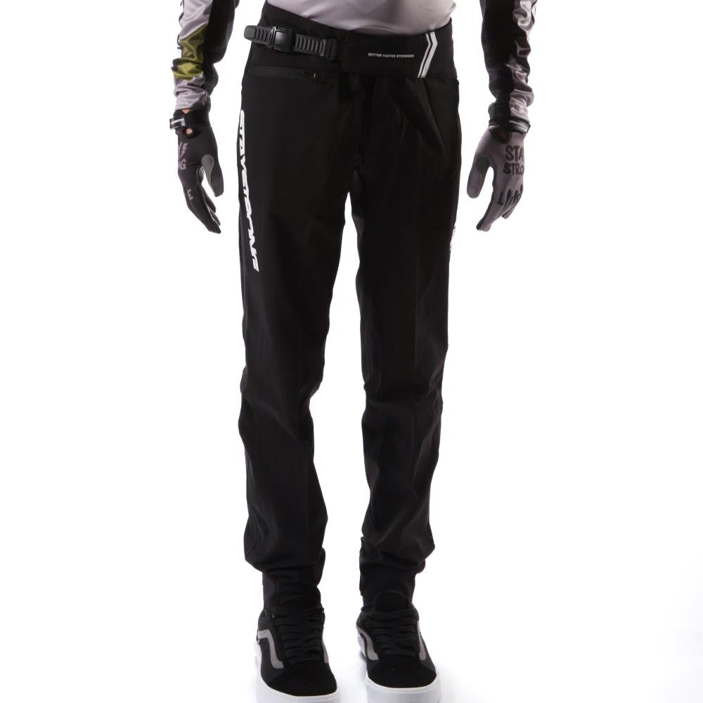 Stay Strong Youth V2 Race Pants - Black/White 28"