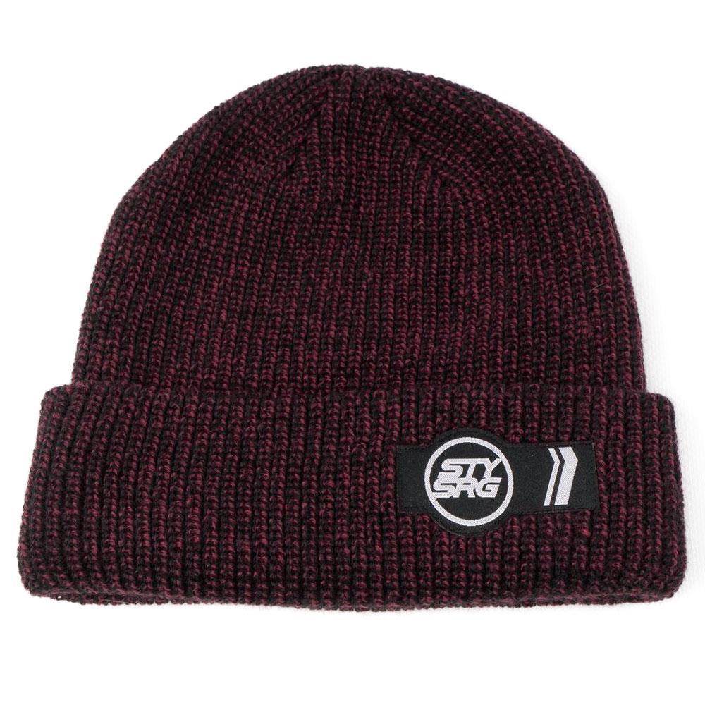 An image of Stay Strong Icon Bar Beanie - Maroon Caps & Beanies
