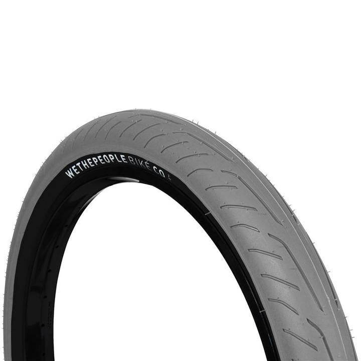 An image of Wethepeople Stickin Tyre Grey and Black / 2.3" BMX Tyres