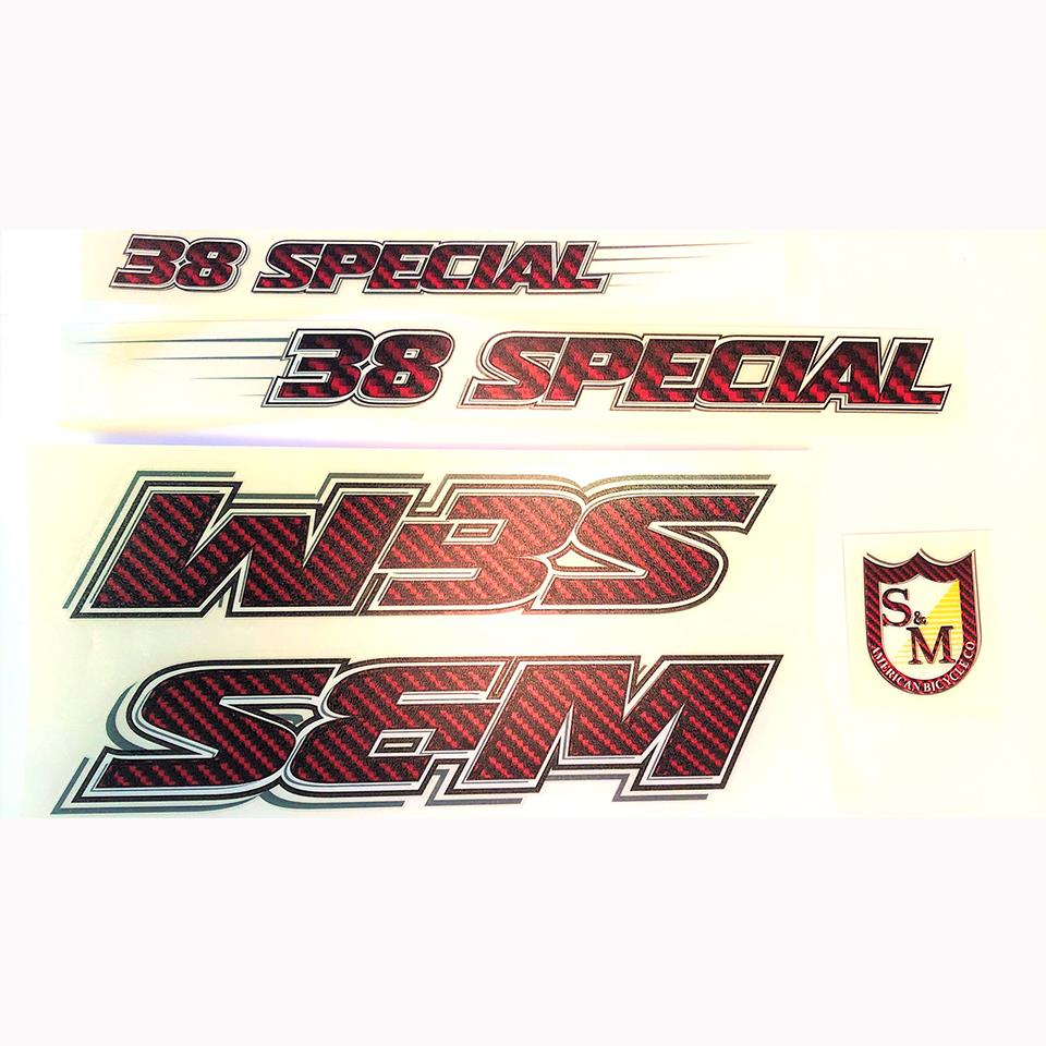 An image of S&M 38 Special Frame Decal Sticker Packs