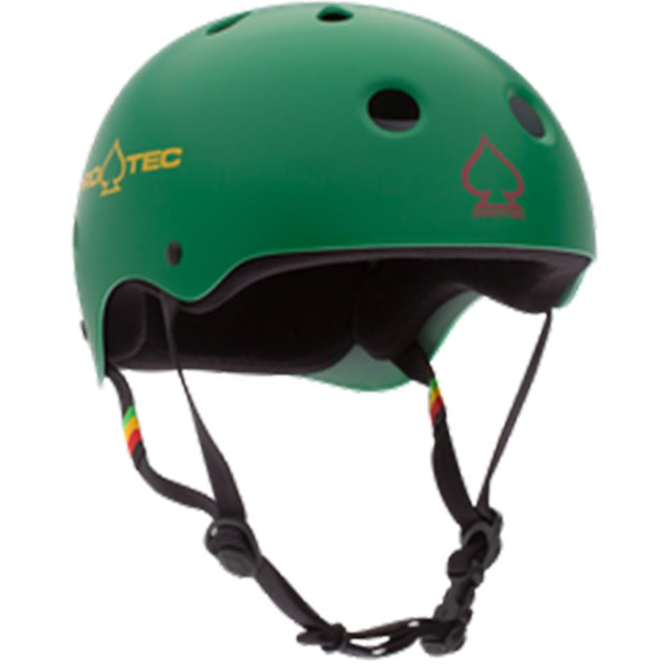 Pro-Tec Classic Helmet - Matte Rasta Green Small
