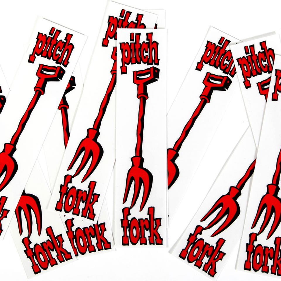 An image of S&M Original Pitchfork Indivdual Decal Sticker Packs