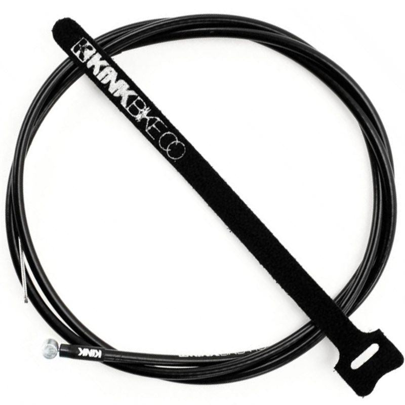 Kink Linear Cable With Velcro Strap Black