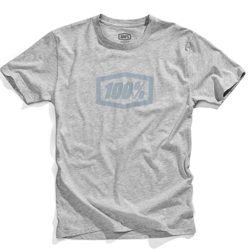 100% Essential Tech T-Shirt - Light Grey Small