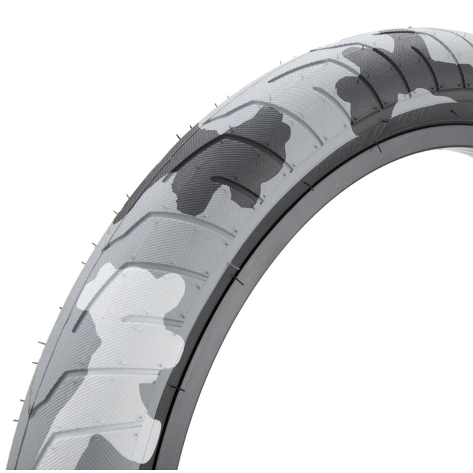 An image of Kink Sever Tyre Grey Camo / 2.4" BMX Tyres