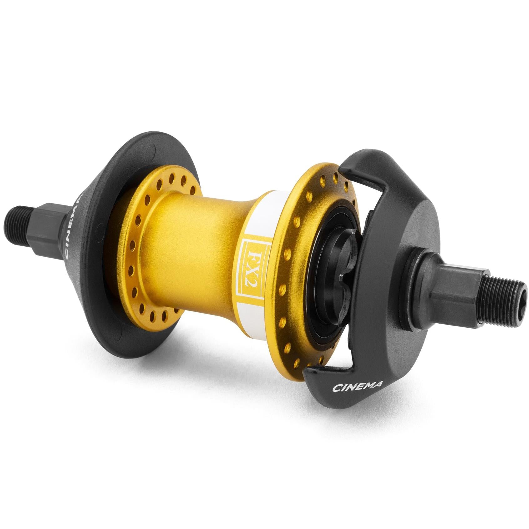 An image of Cinema FX2 Freecoaster Hub - LHD Sandblast Gold / LHD BMX Rear Hubs