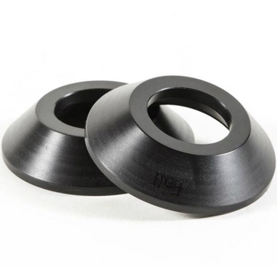 An image of Fiend Cab Front Hub Guards Black BMX Front Hub Guards