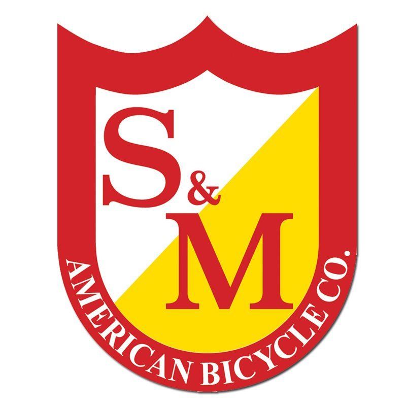 S&M Medium Shield Sticker Multi