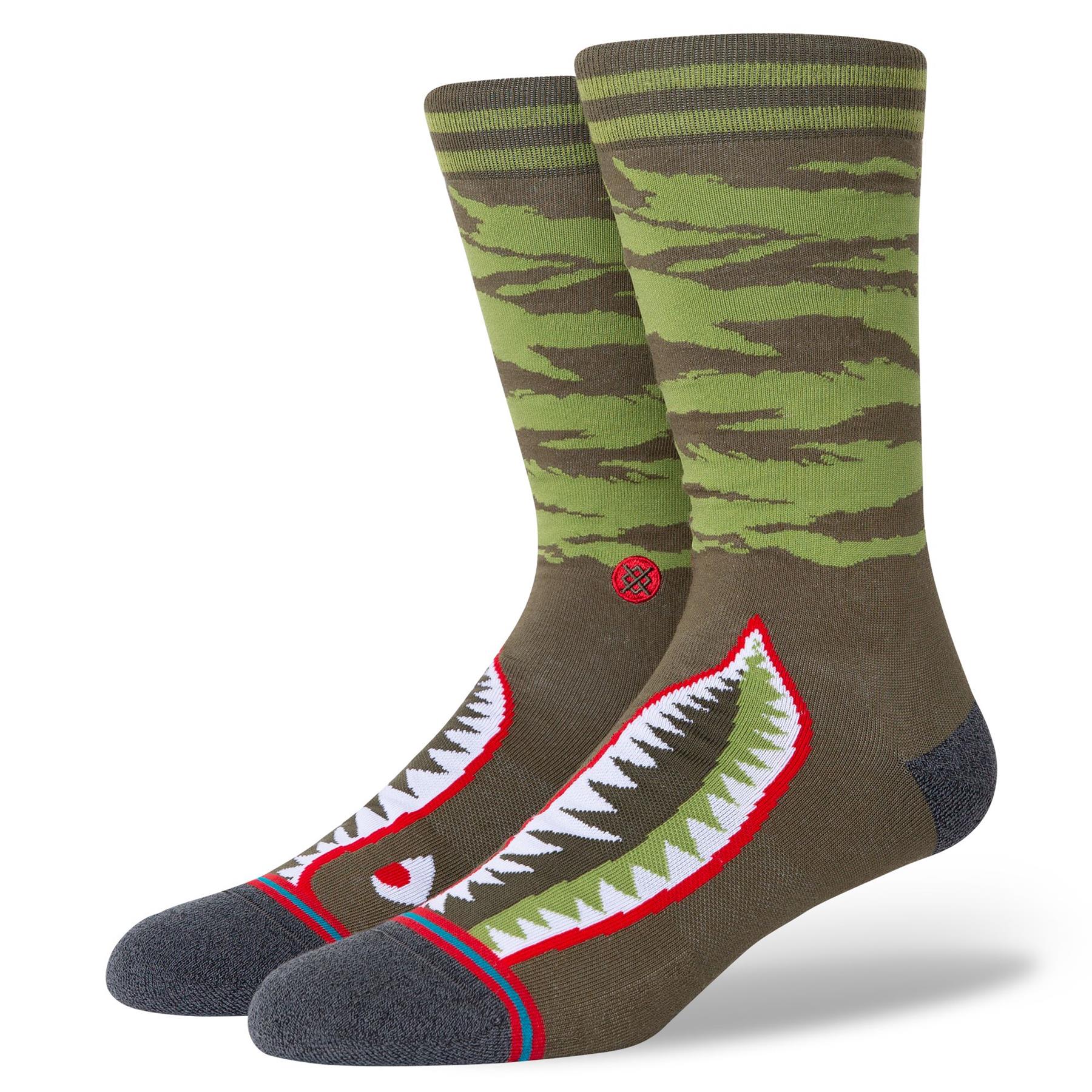 Stance Warbird Socks - Olive/ Large