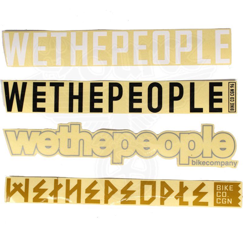 Wethepeople 4 Big Frame Sticker Pack Multi