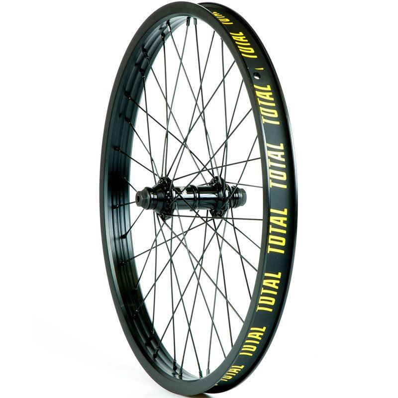 Total BMX Techfire Front Wheel Black and Black