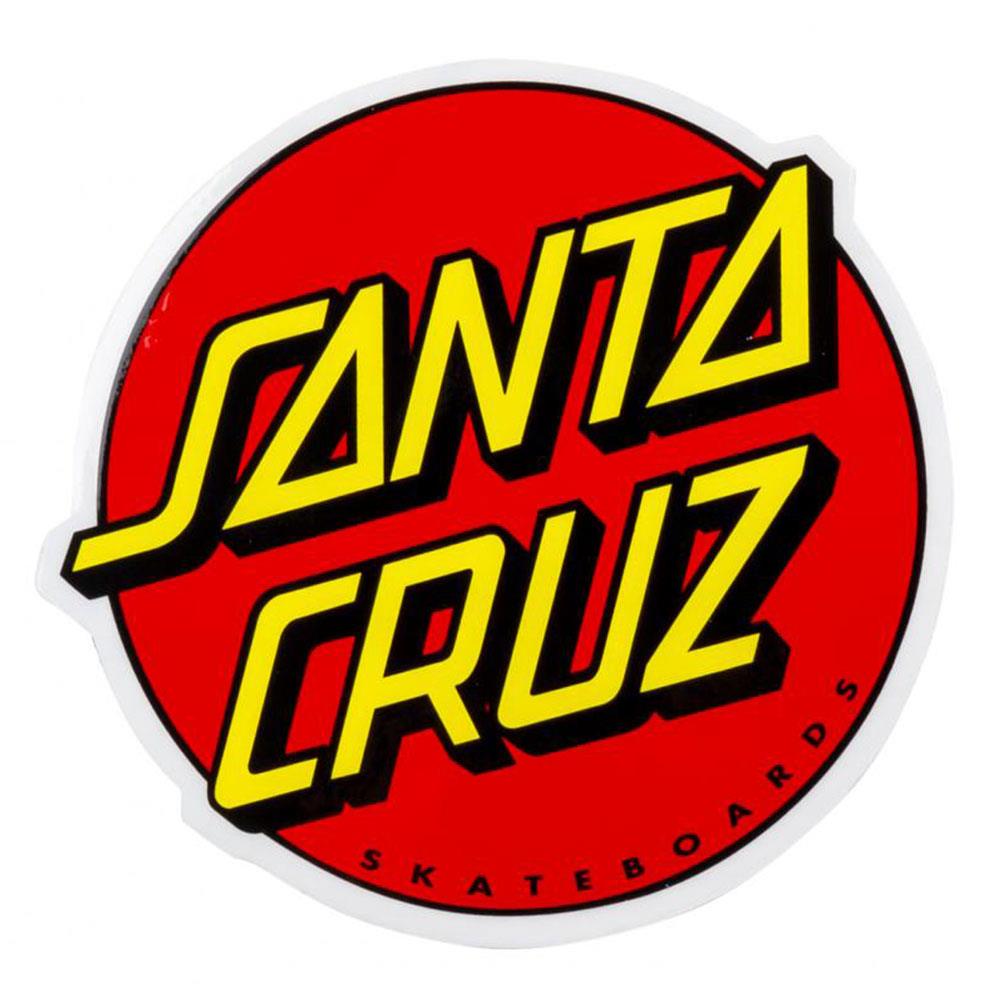 An image of Santa Cruz Sticker - Classic Dot Sticker Red (Single) Sticker Packs