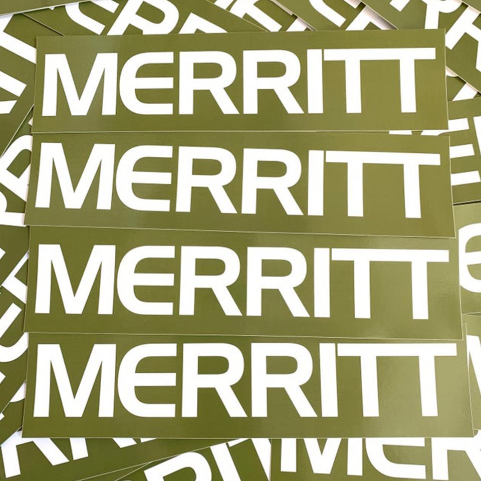 An image of Merritt Frame Sticker - Army Green Sticker Packs