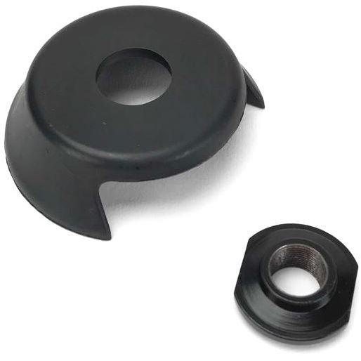 An image of Cult Crew Freecoaster Nylon DS Hub Guard Black BMX Rear Hub Guards