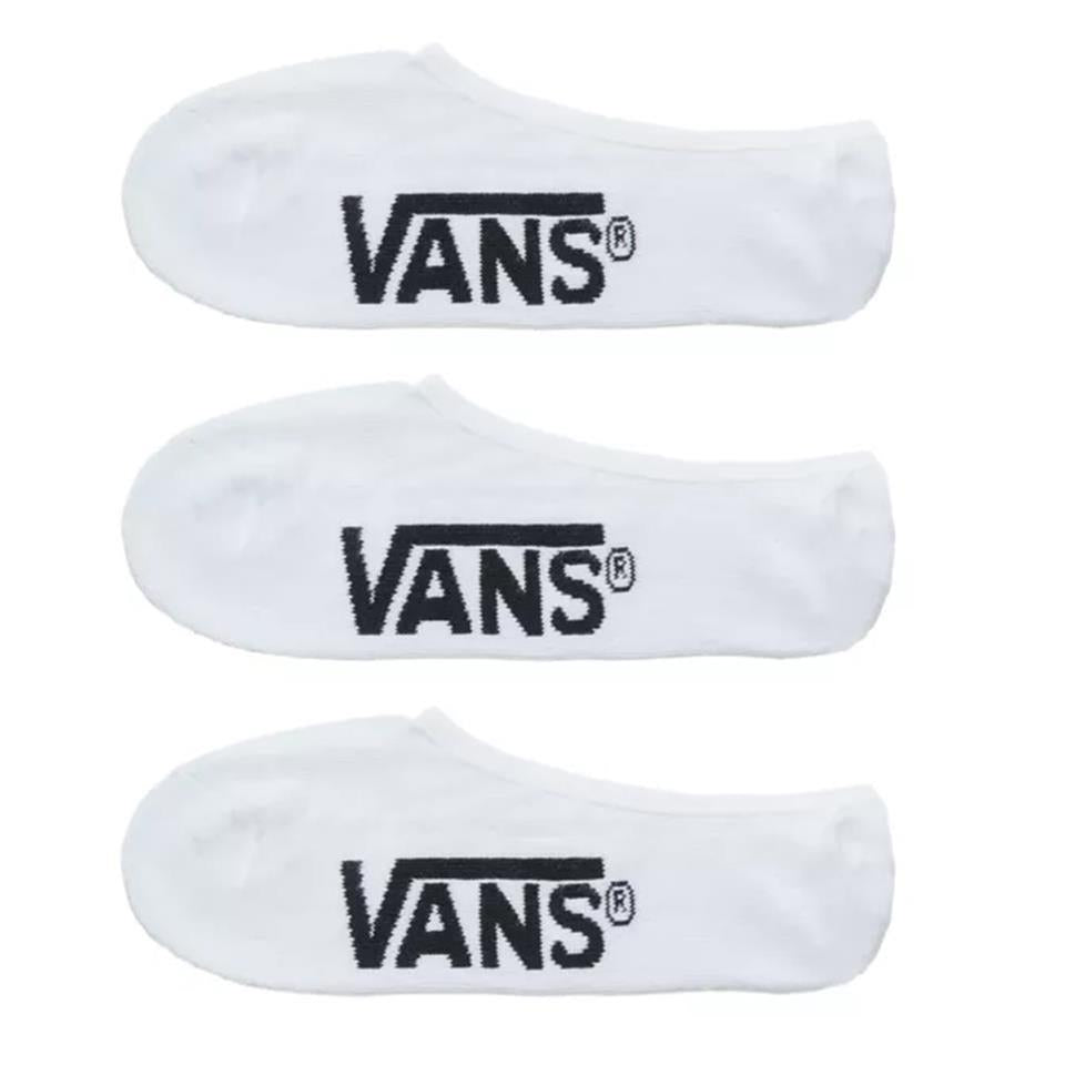 Vans Classic Super No Show Socks - White UK 5.5-8