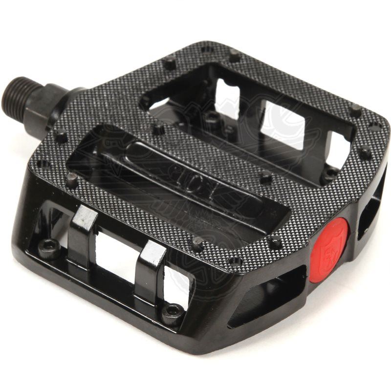An image of S&M 101 Pedals Silver BMX Pedals