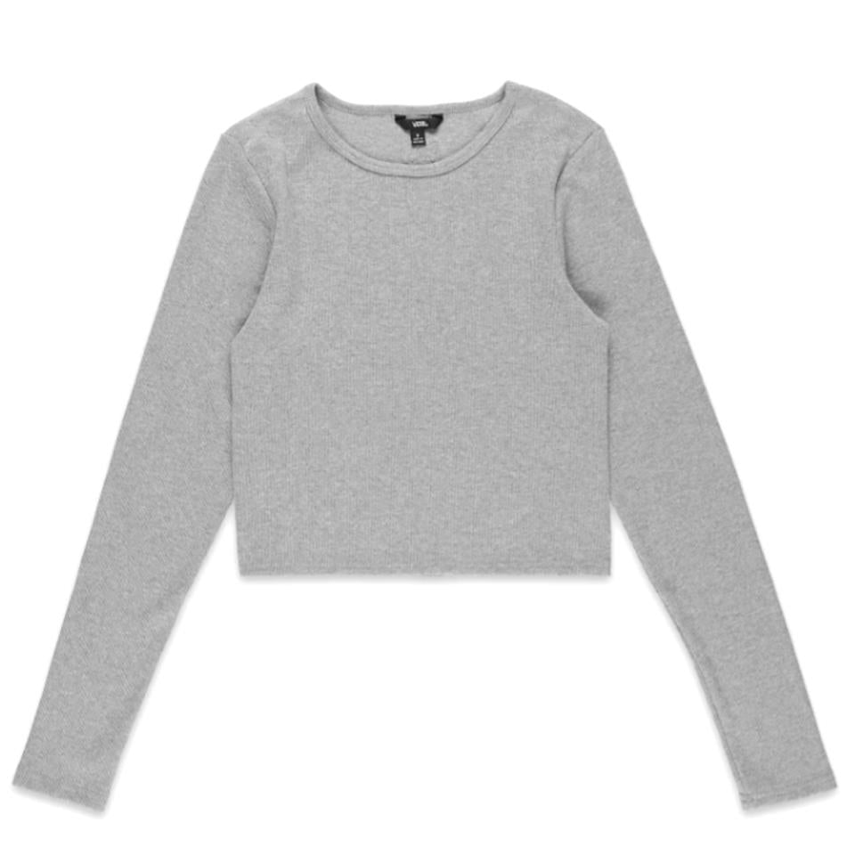 Vans Lizzie Armanto Long Sleeve Womens Knit - Grey Heather X Small