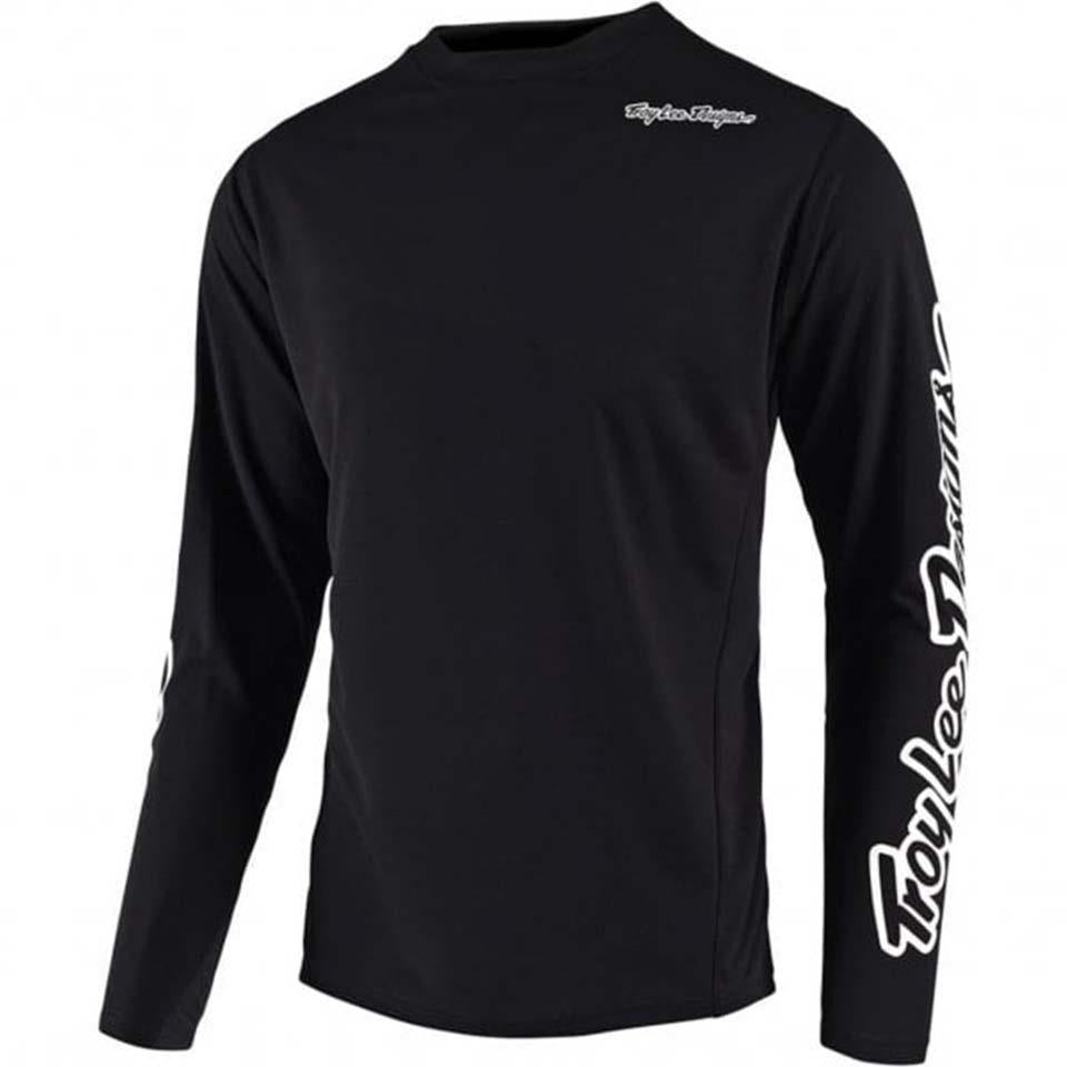 Troy Lee Sprint Youth Race Jersey - Black Youth X Small