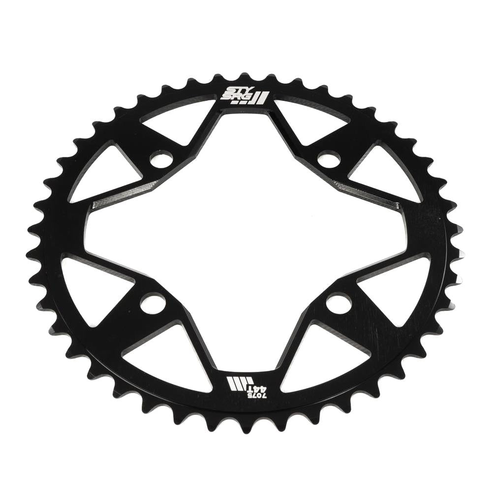 Stay Strong Motion 7075 Alloy 4 Bolt Race Chainring Black / 49T