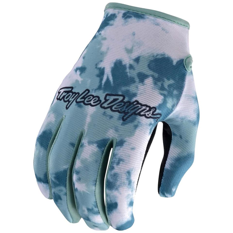 Troy Lee Flowline Race Gloves - Plot/Charcoal X Large