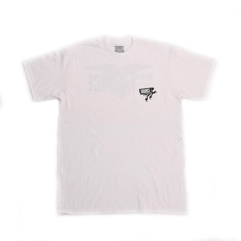 Source Claw Pocket T-Shirt - White Small
