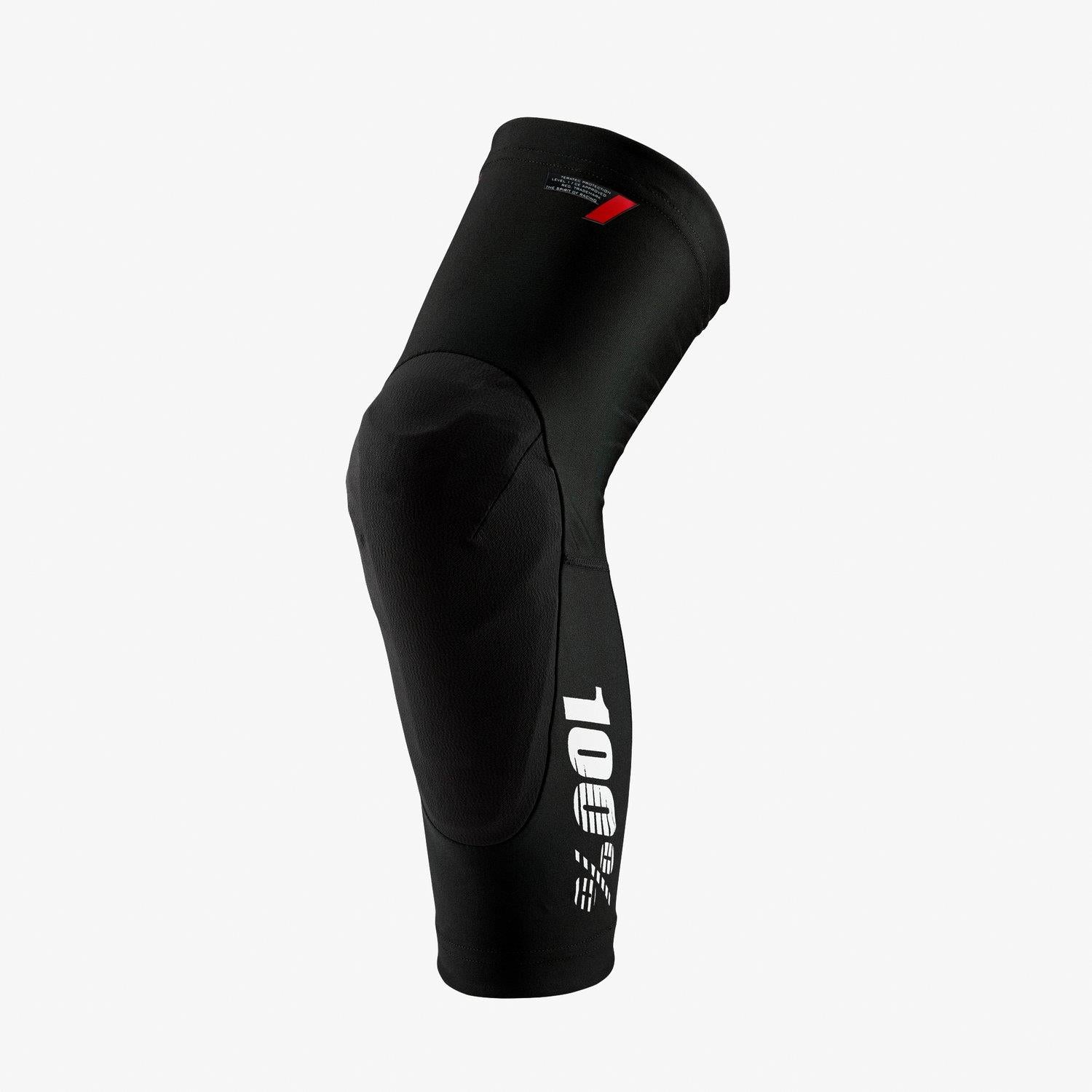 100% Teratec Race Knee Guards - Black Small