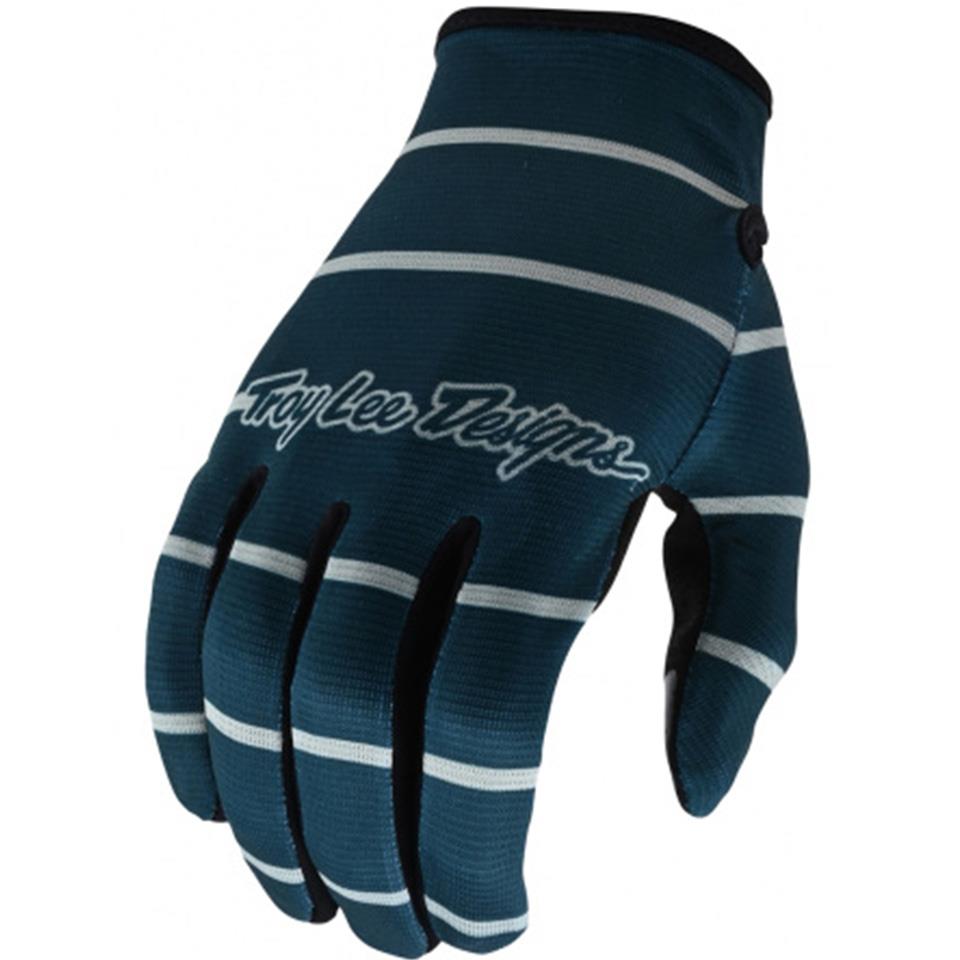 Photos - Cycling Gloves TLD Troy Lee Flowline Race Glove - Stripe Blue Grey X Large SG20751 