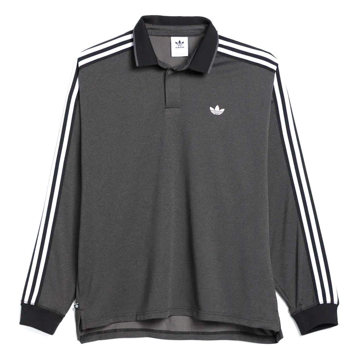 Adidas Long Sleeve Polo Jersey - Black Small