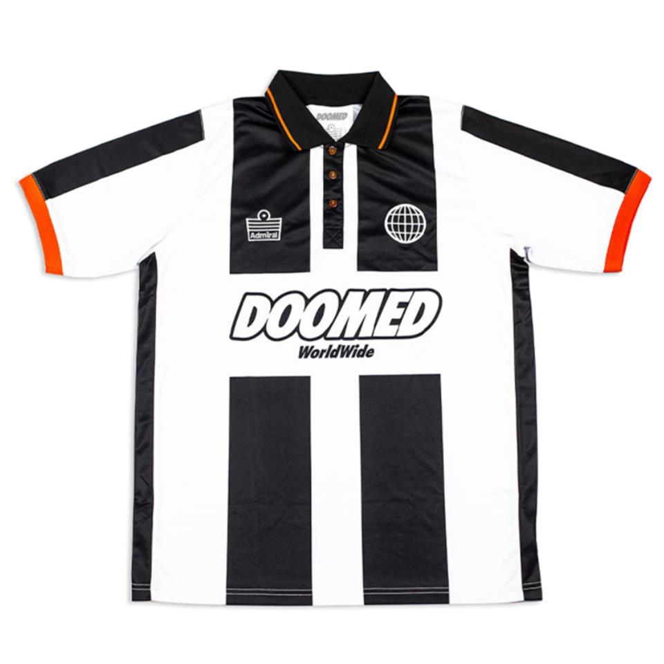 Doomed X Admiral 1897 Football Shirt Black/White Small