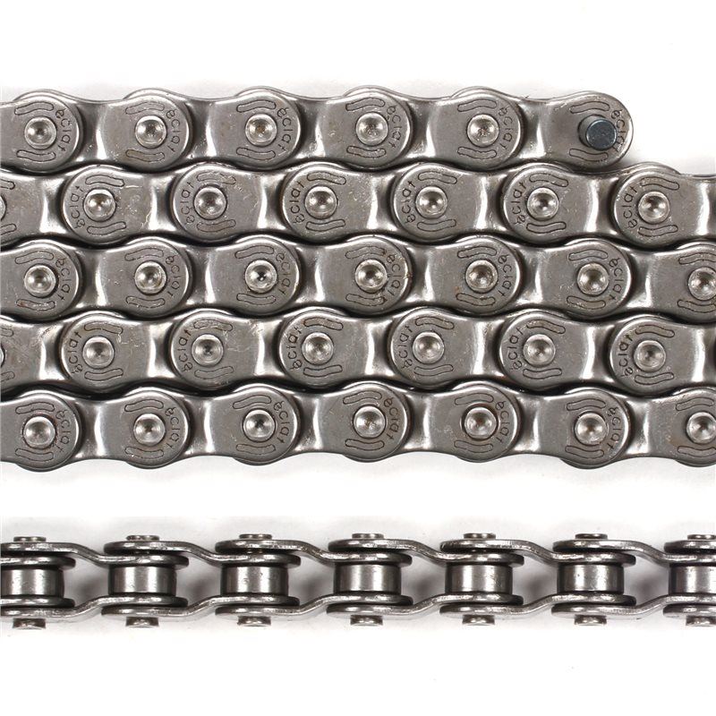 Eclat 4 Stroke Half Link Chain Silver