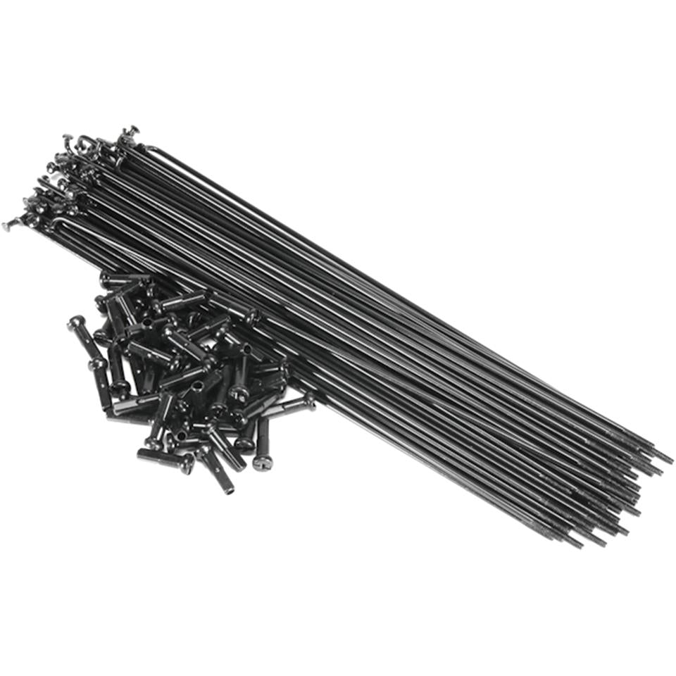 Salt Plain Gauge Spokes - 40 Pack Black / 192mm