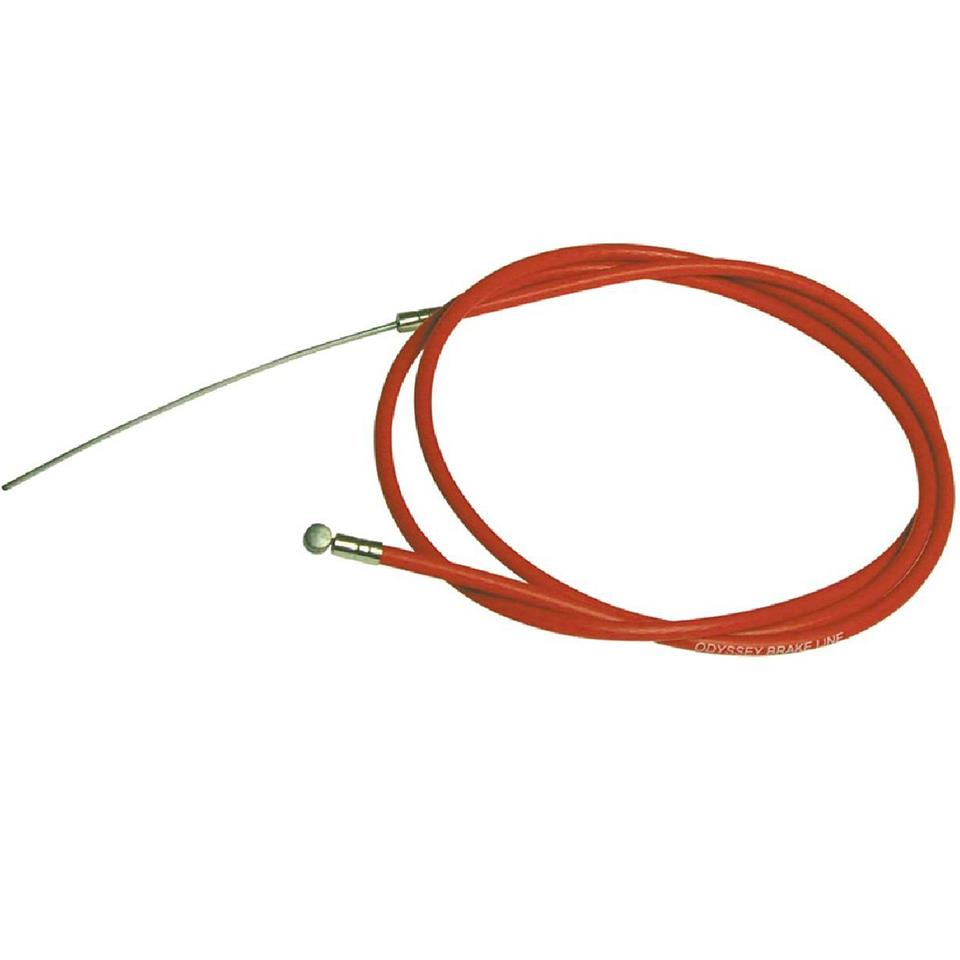 An image of Odyssey Slic cable Red / 1.5mm BMX Brake Cables
