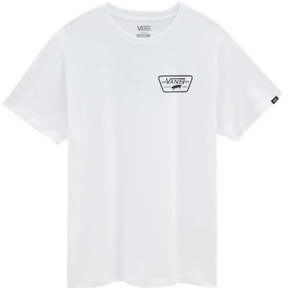 Vans Full Patch T-Shirt - White/Black Small