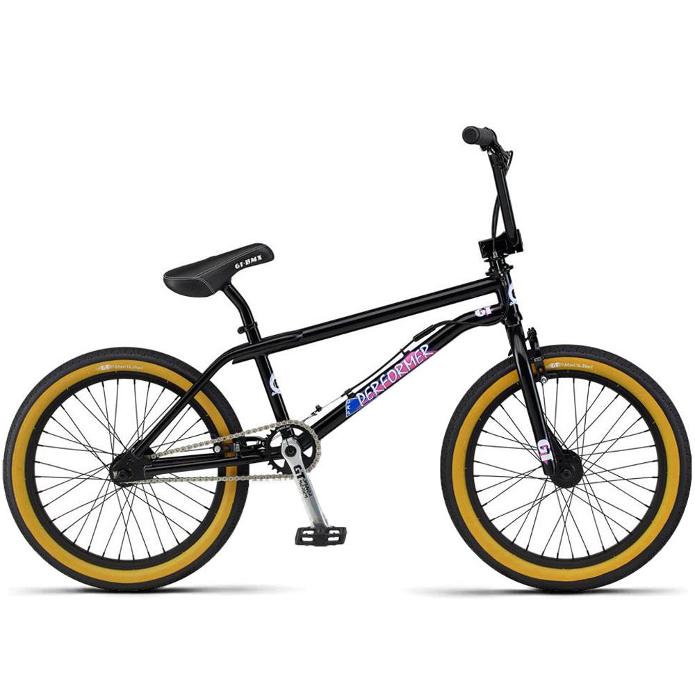 An image of GT Pro Performer Heritage BMX Bike Black BMX Bikes