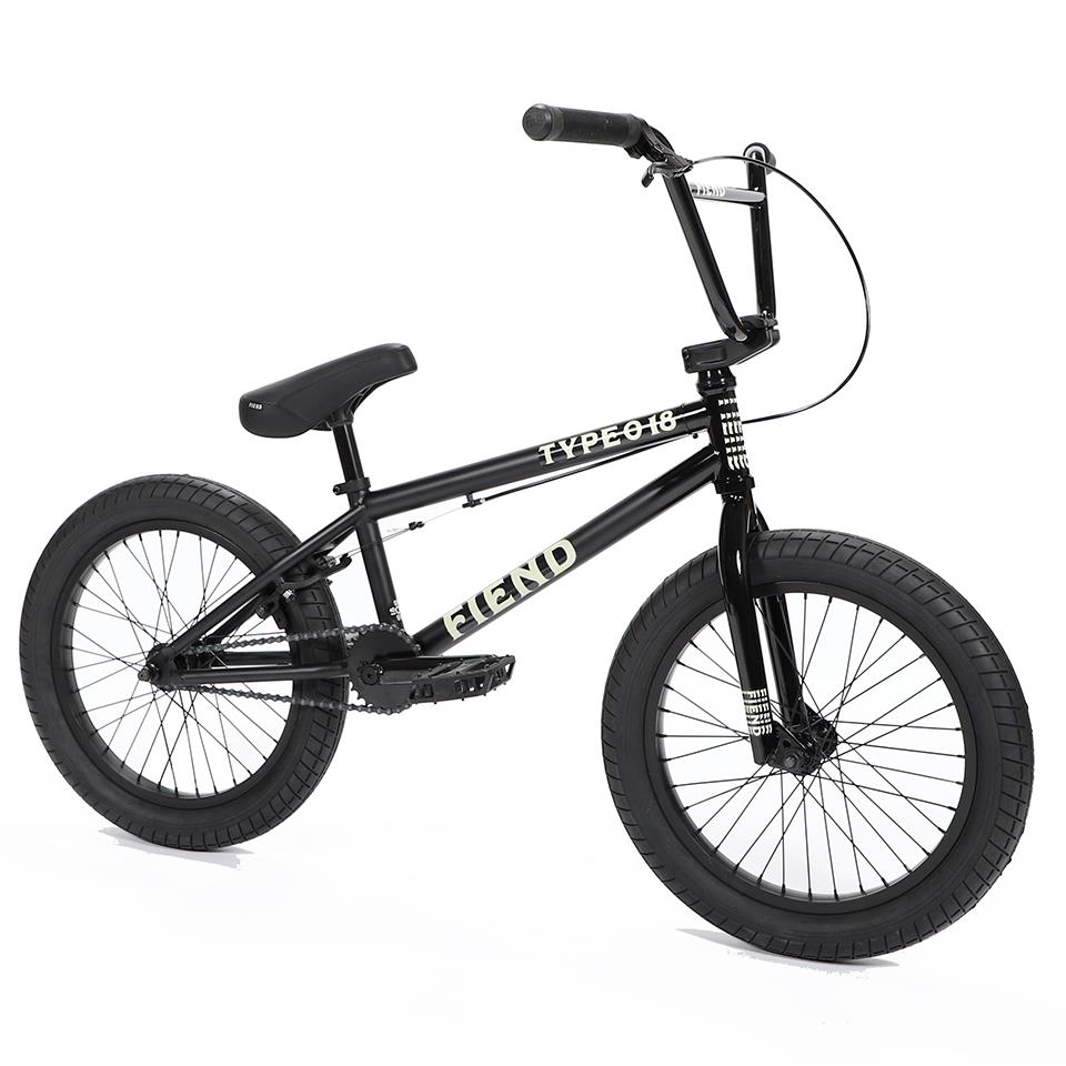 Fiend Type O BMX Bike 18" BMX Bike 2022 Gloss Black Fade