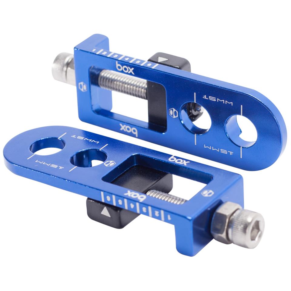 An image of Box One Chain Tensioner Blue BMX Chain Tensioners