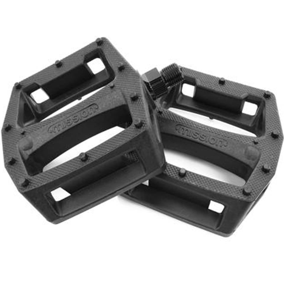 An image of Mission Impulse PC Pedals Arctic Camo BMX Pedals