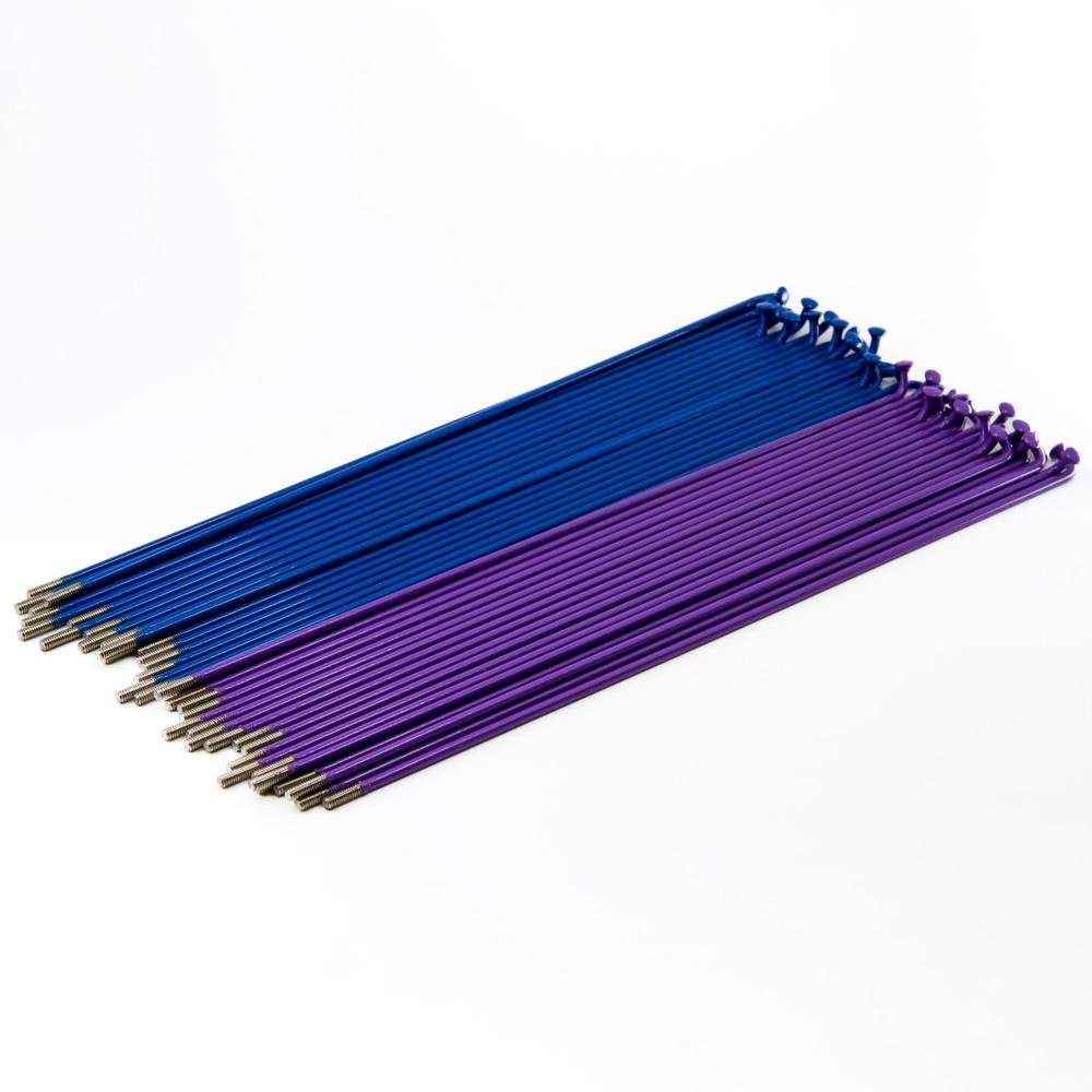 Source Stainless Spokes (40 Pack) - Blue/Purple 188mm