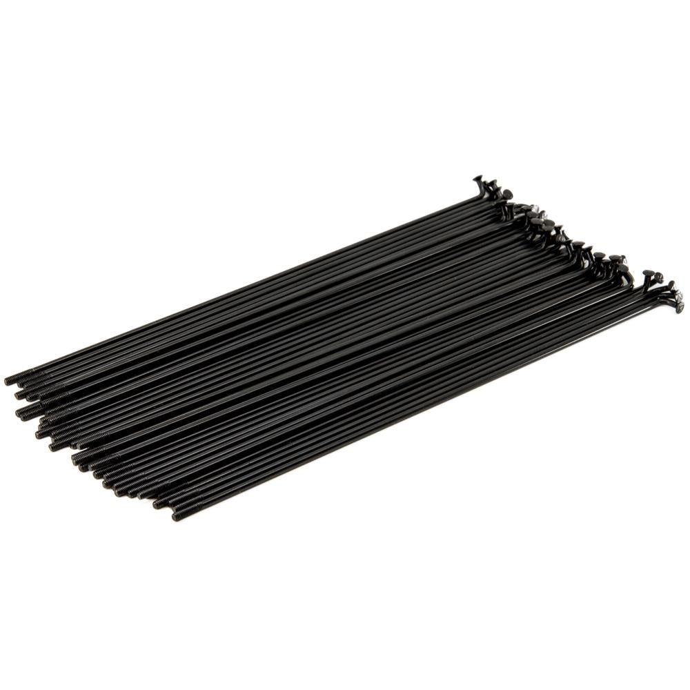 An image of Source Double Butted Spokes (40 Pack) - Black 192mm BMX Spokes