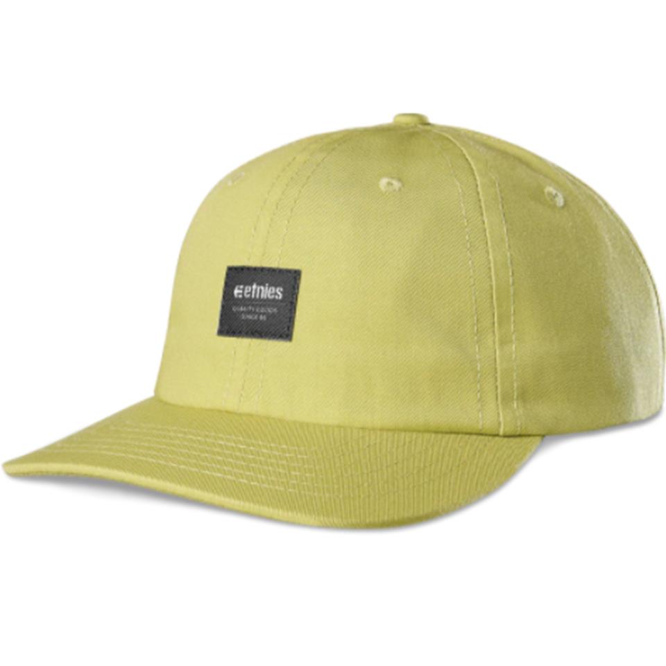 An image of Etnies Fakie Strapback - Mustard Caps & Beanies